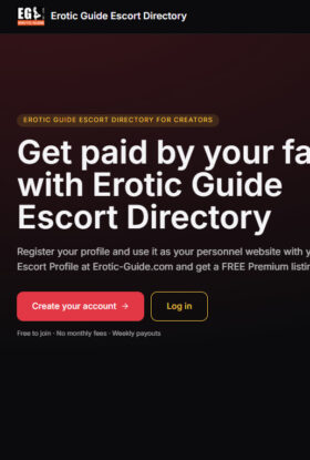 Get paid by your fans with Erotic Guide
